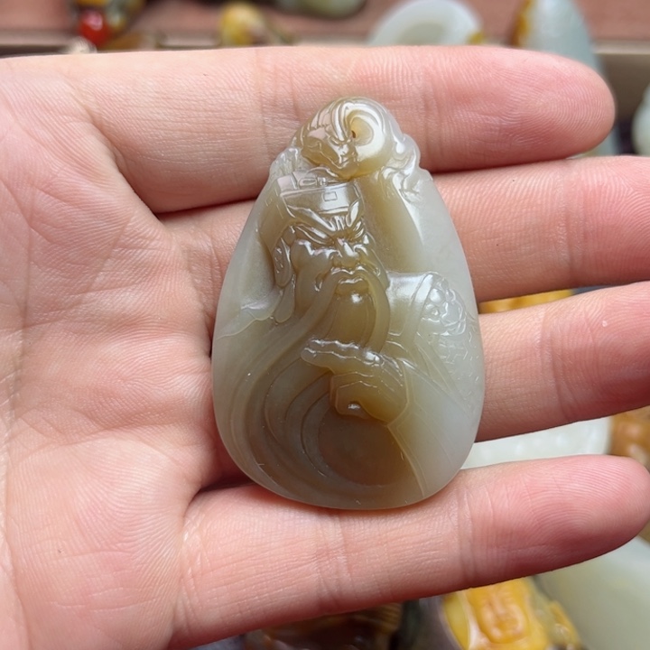 和田玉挂件未镶嵌