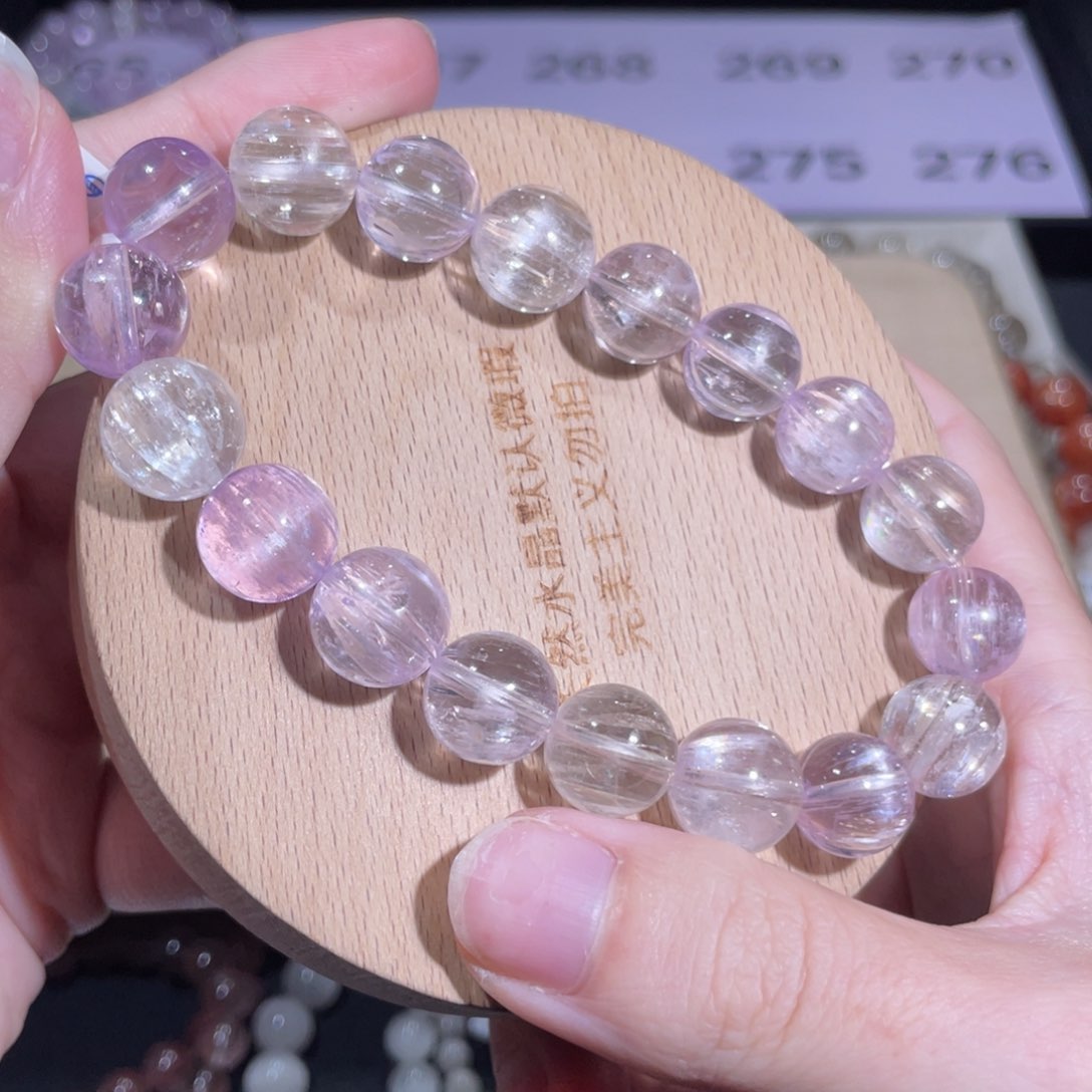 甜***酒紫锂辉锂辉石未镶嵌266号多样性发货一-  12+