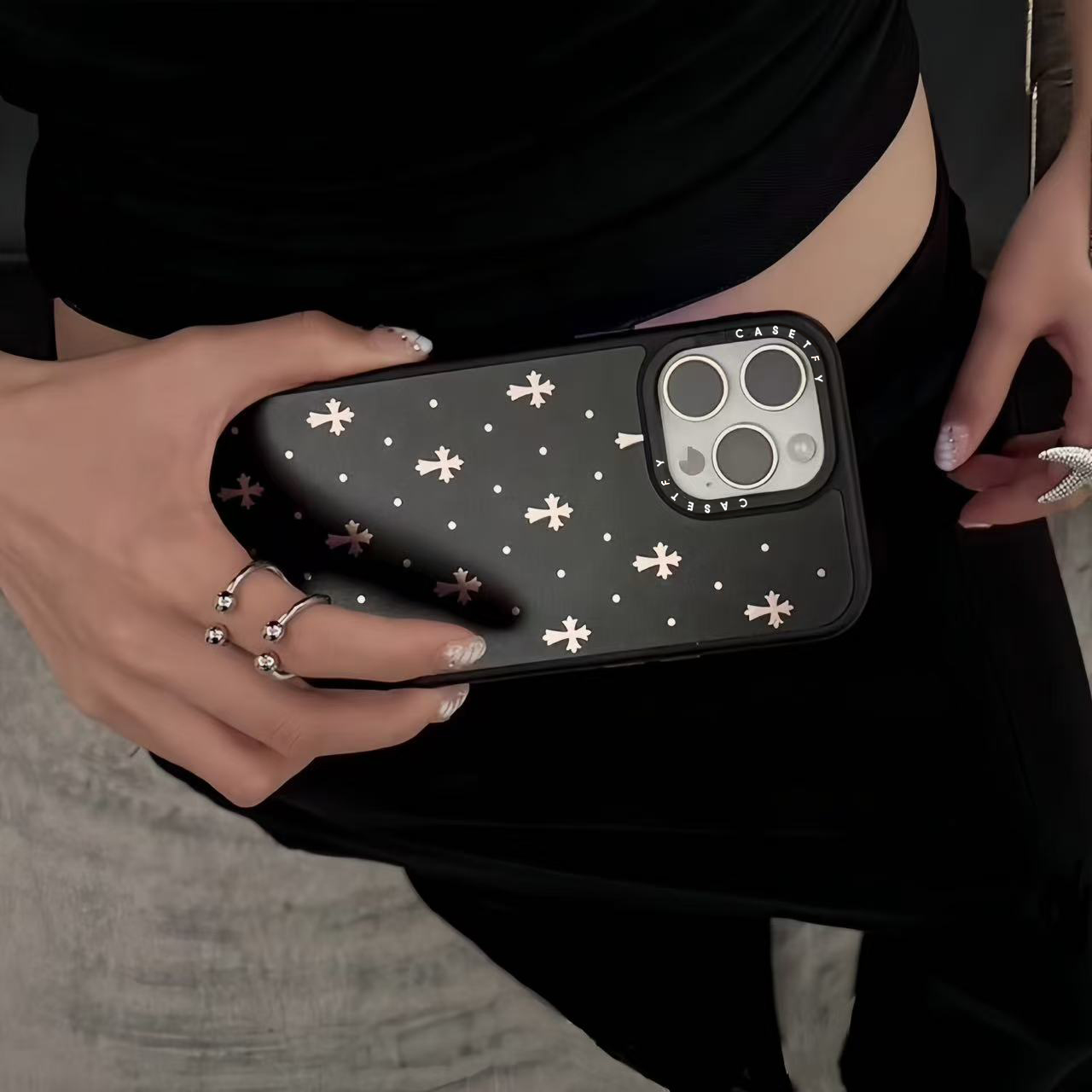 CASETiF十字星轻薄防摔磁吸手机壳适用苹果17/16/15/14/Pro/Max12