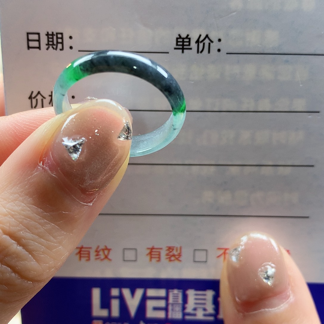 翡翠未镶嵌戒指天然翡翠16号