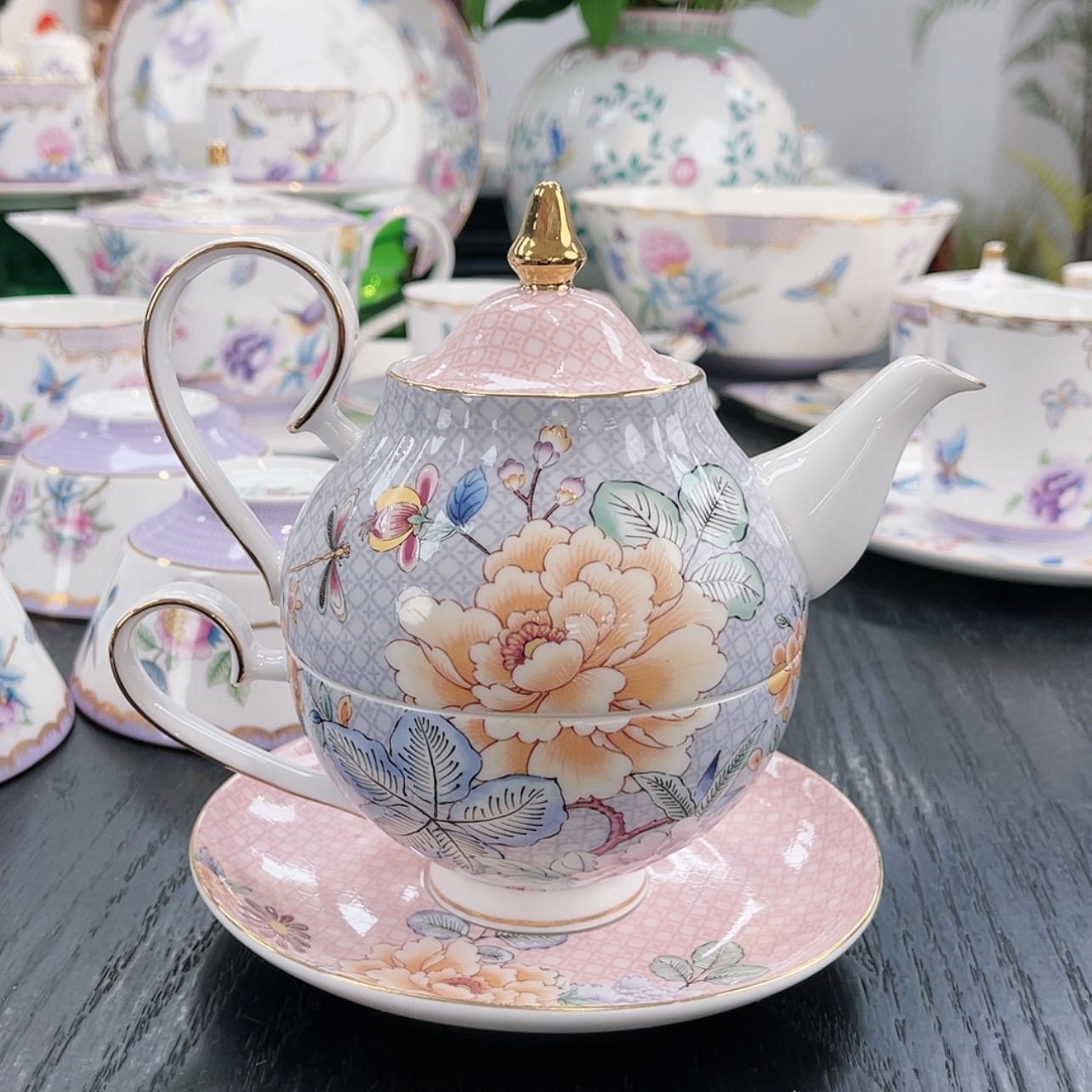 【闪购商品】瓷片子母壶——————————