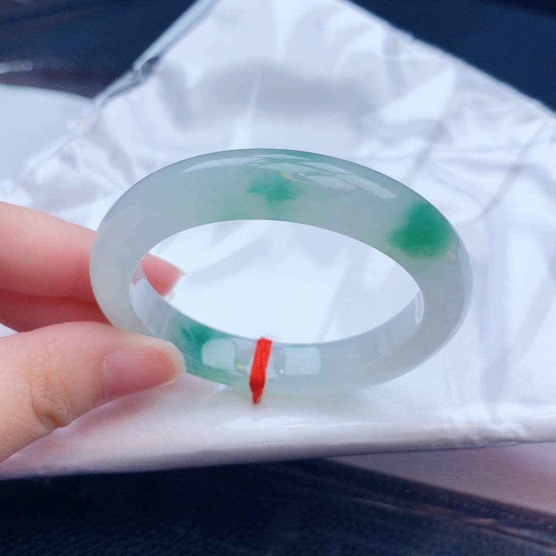 翡翠未镶嵌手镯缅甸天然翡翠a货手镯