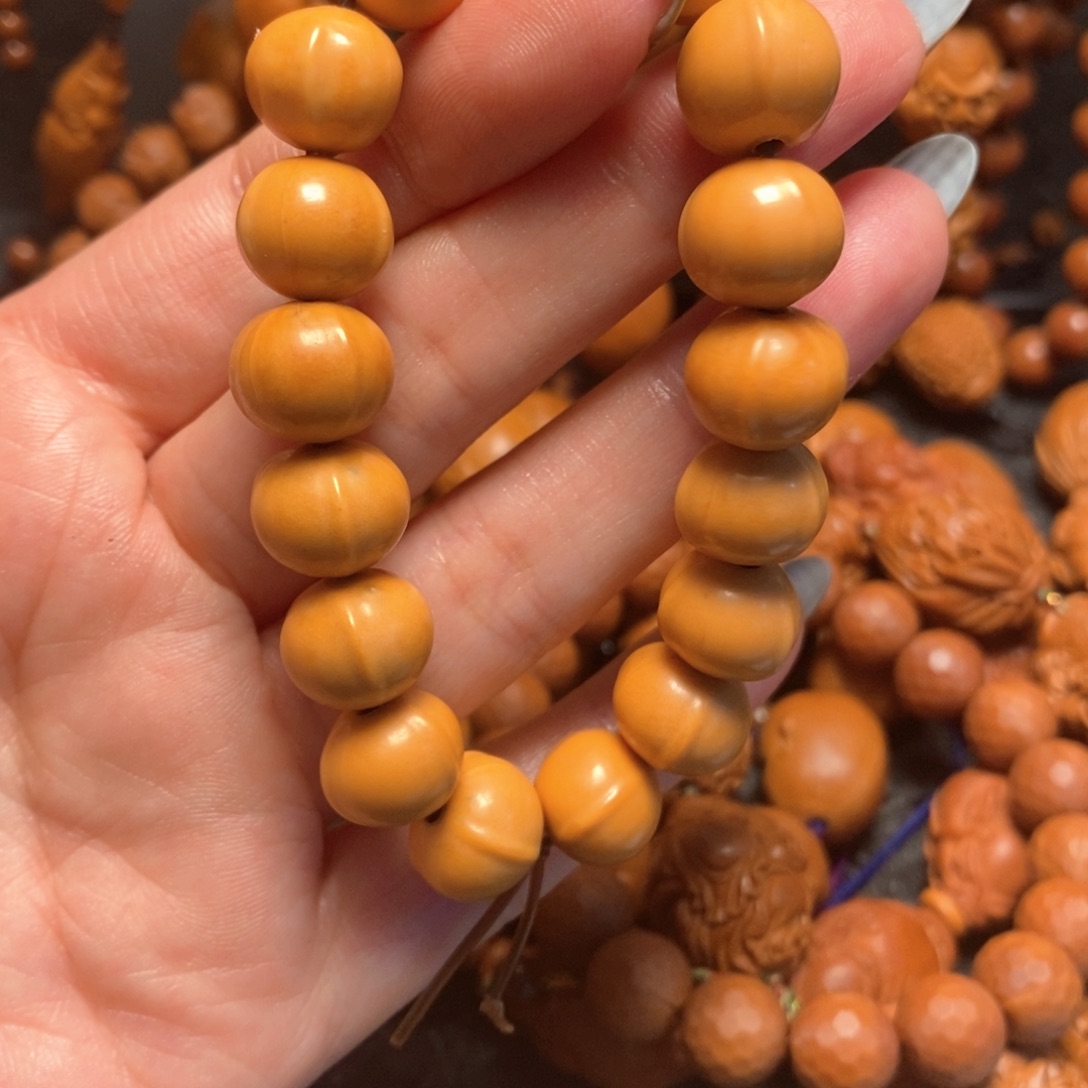 橄榄核手串/手链猴头鲨鱼背