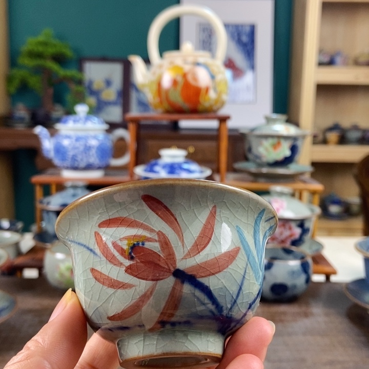 瓷片手工制作工艺精湛等特点为