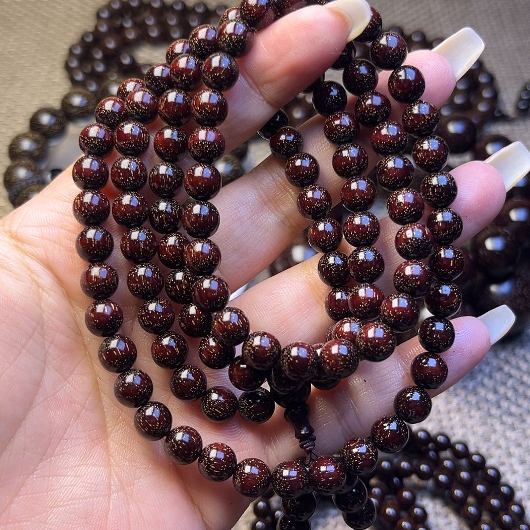 檀香紫檀（小叶紫檀）0.7 108颗满天星