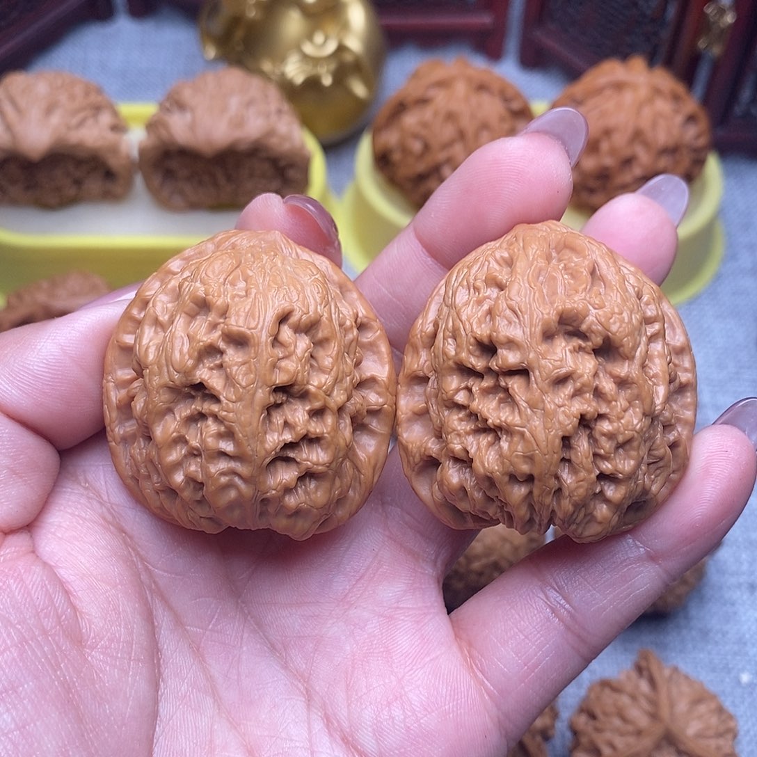 文玩核桃把件将军41全