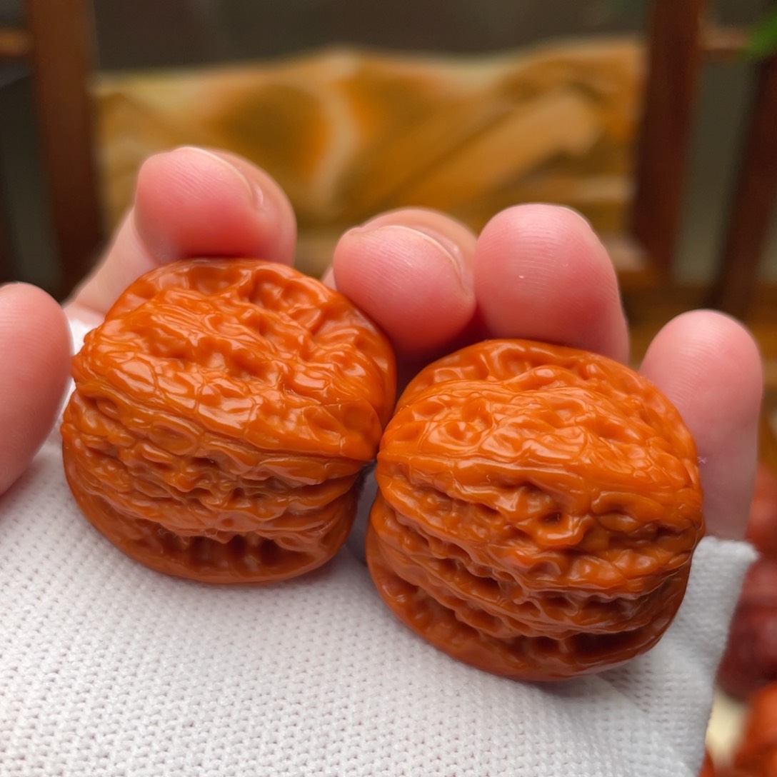 文玩核桃把件磨盘30