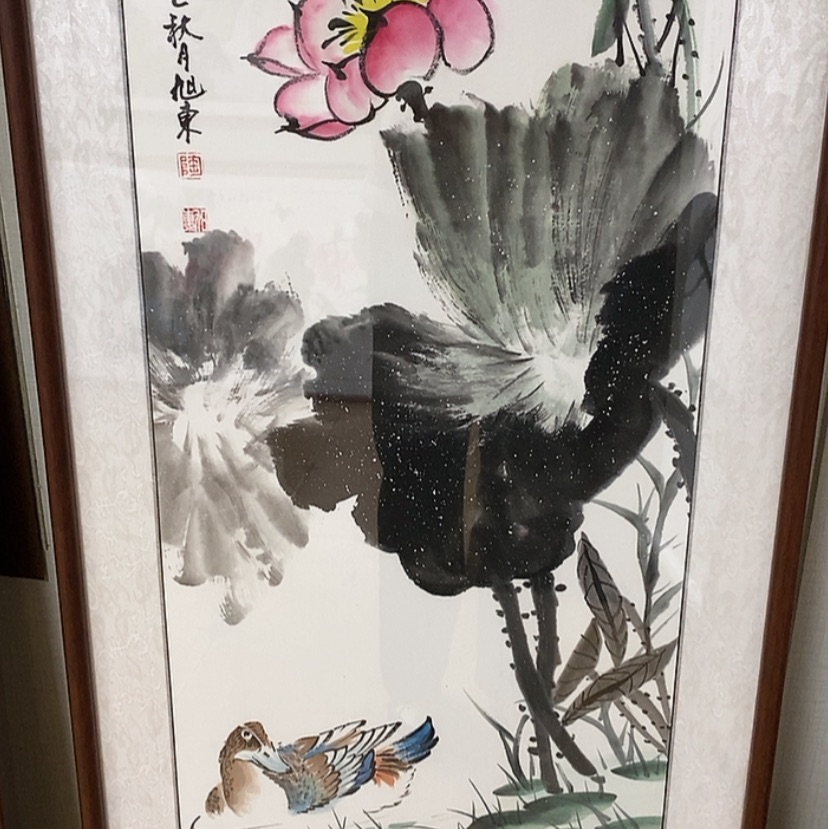 【闪购商品】国画手绘国画带框138.45