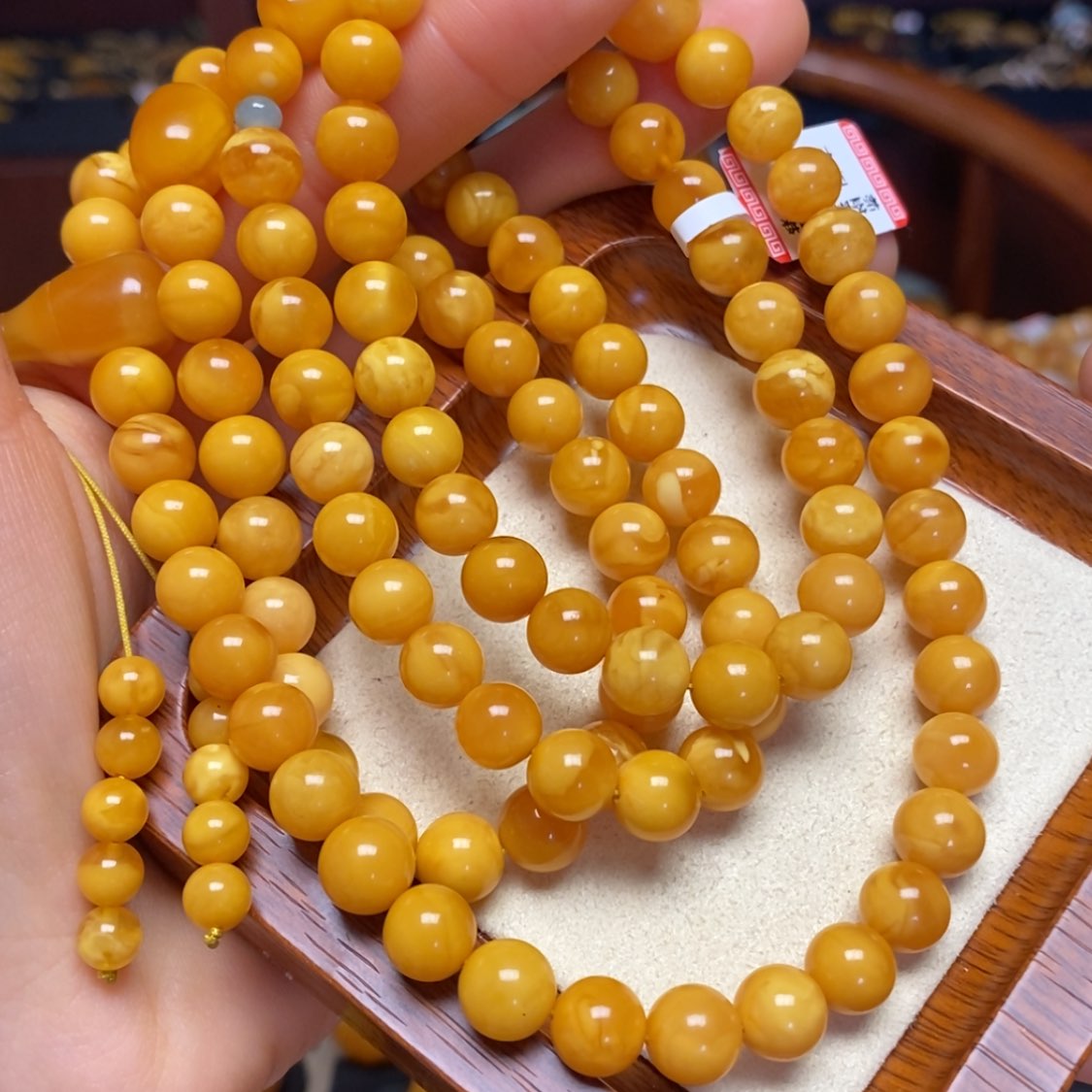 【闪购商品】蜜蜡手链未镶嵌手串