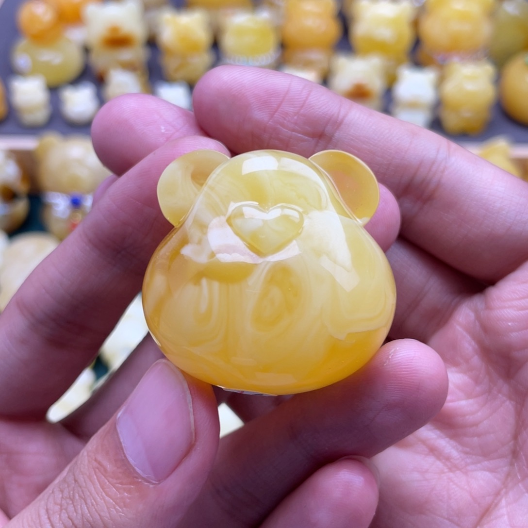 琥珀未镶嵌裸石蜜蜡