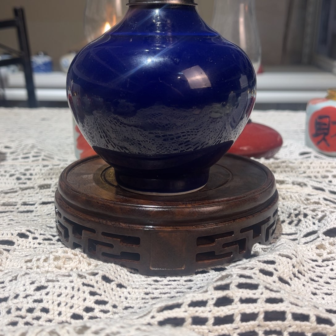 摆件景德镇陶瓷香薰灯