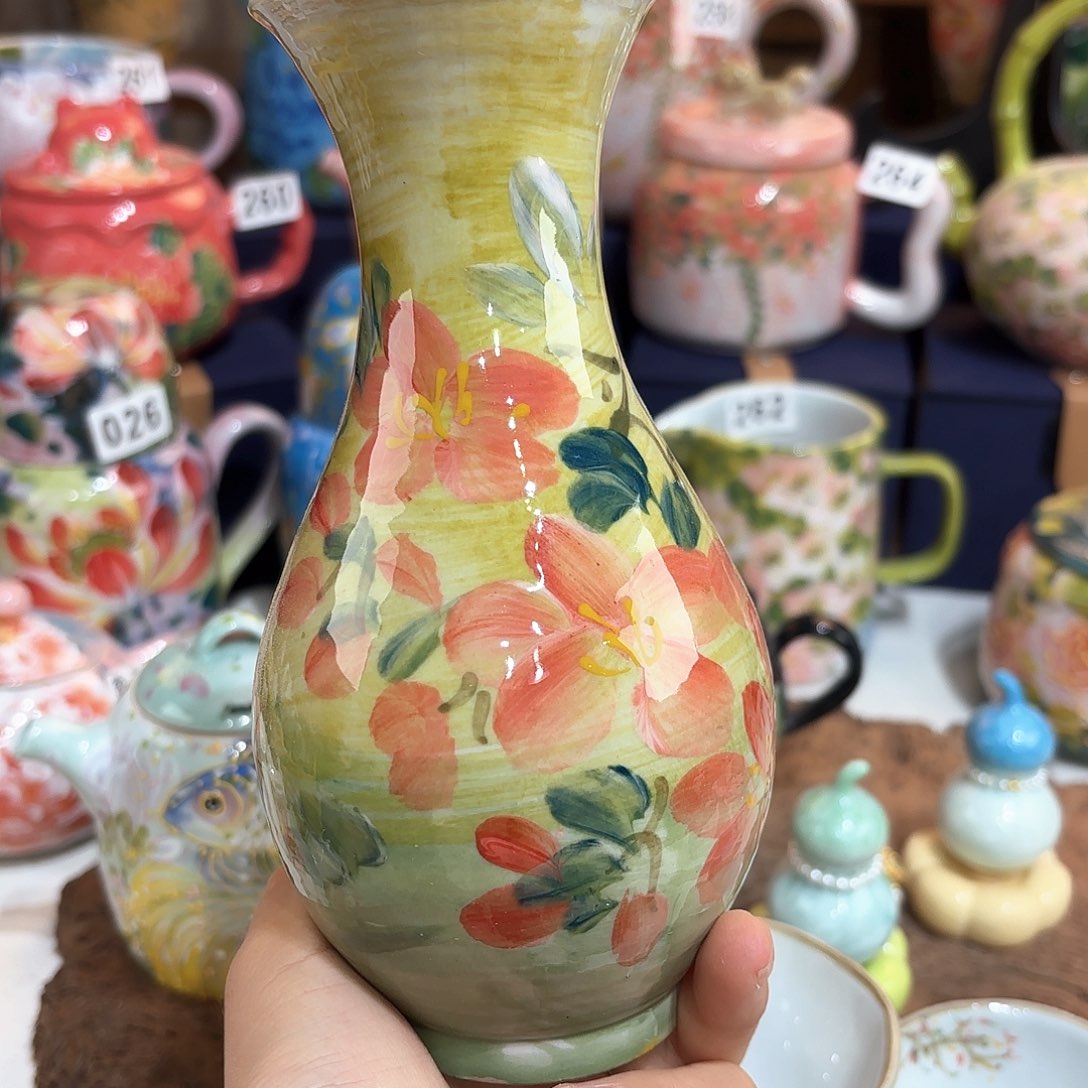 景德镇手绘高温釉下彩陶瓷茶具