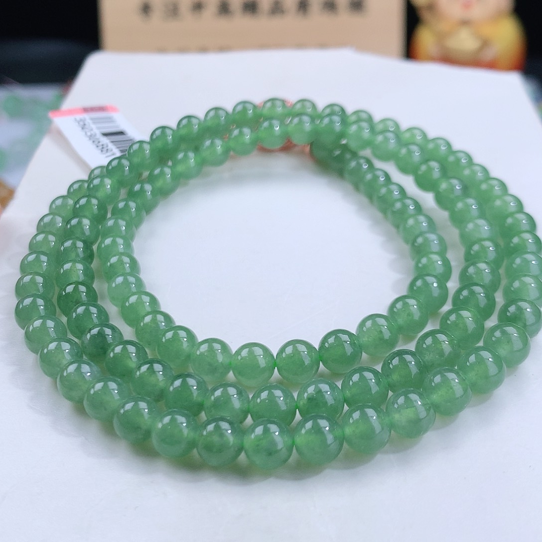 翡翠手链未镶嵌卡5.8