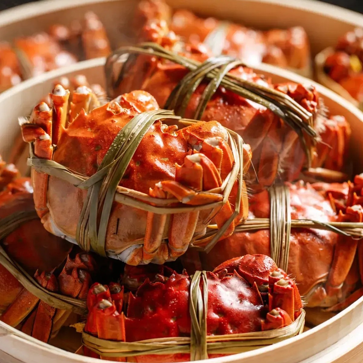 清蒸螃蟹68元一只4两公蟹