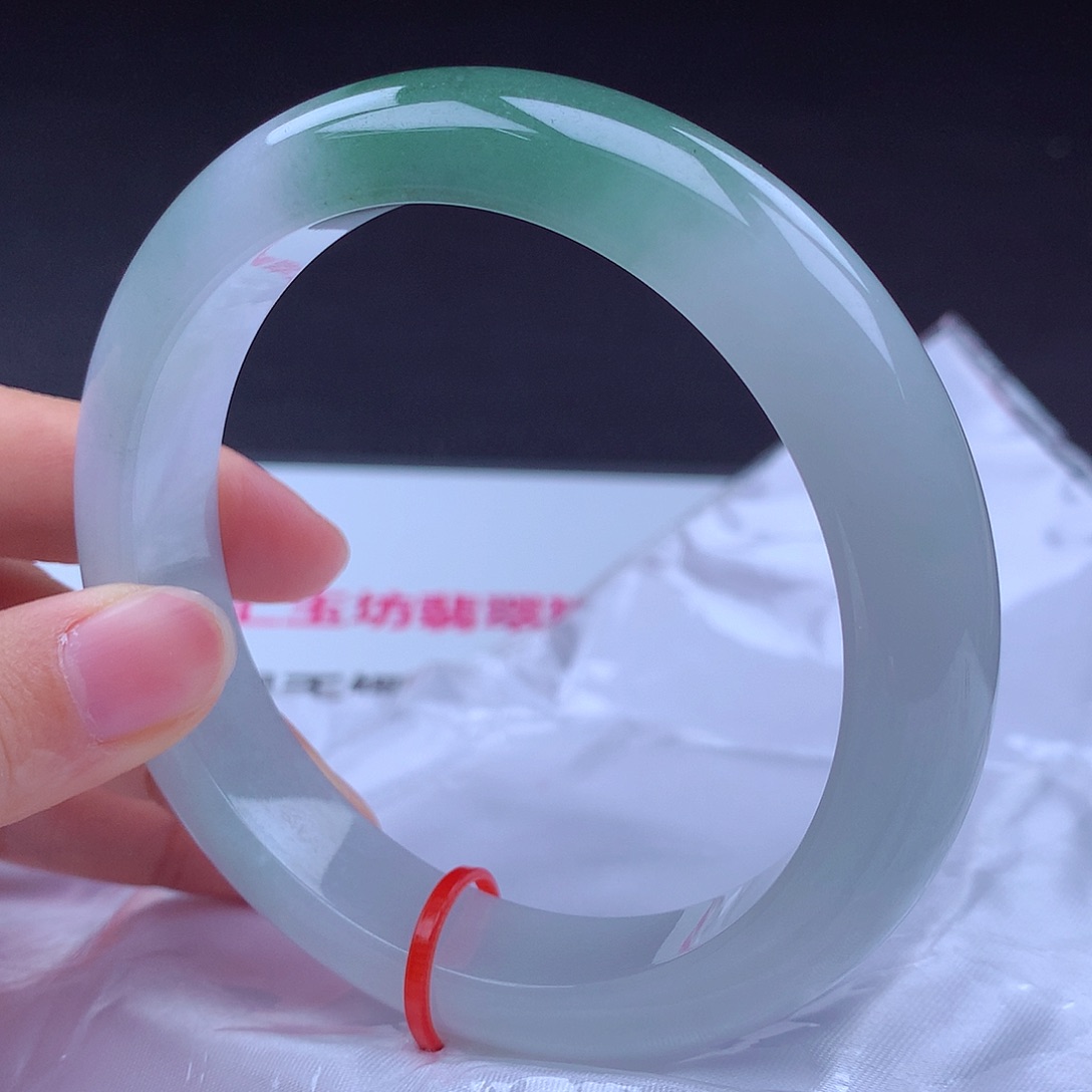 未镶嵌手镯翡翠62.7圈100447