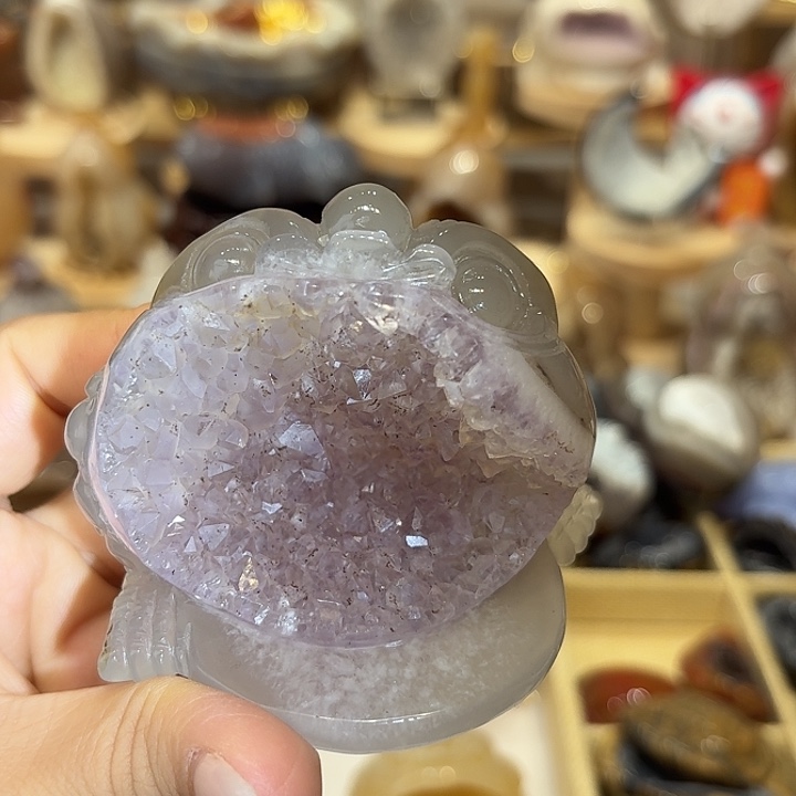 玛瑙/玉髓未镶嵌水晶金蟾