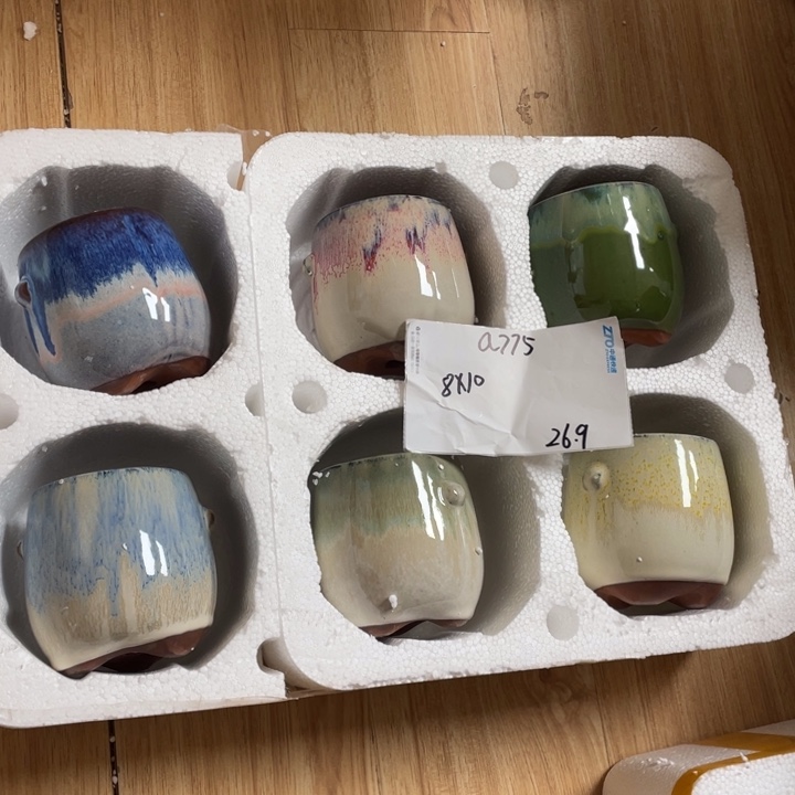 粗陶多肉花盆微瑕775