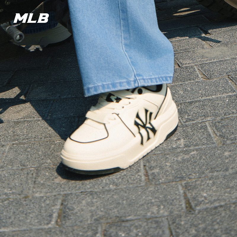 【百搭学长鞋】MLB男女鞋板鞋新款厚底简约百搭休闲运动鞋3ASXCA12N