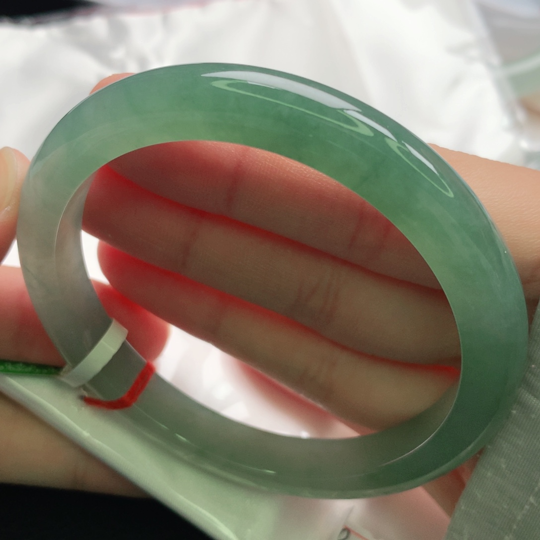 翡翠手镯未镶嵌缅甸58.5