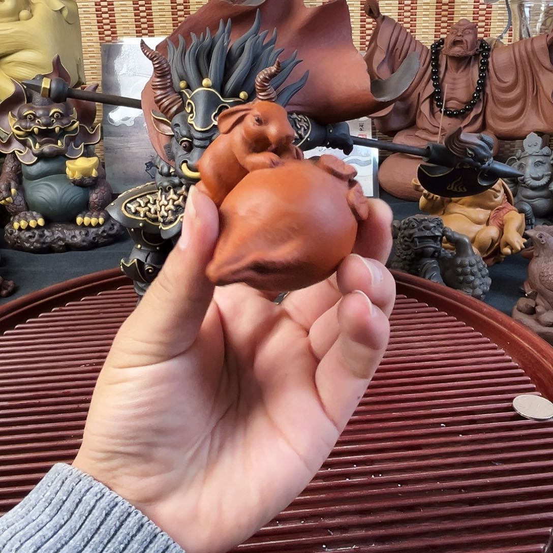 茶杯紫砂高端紫砂茶宠