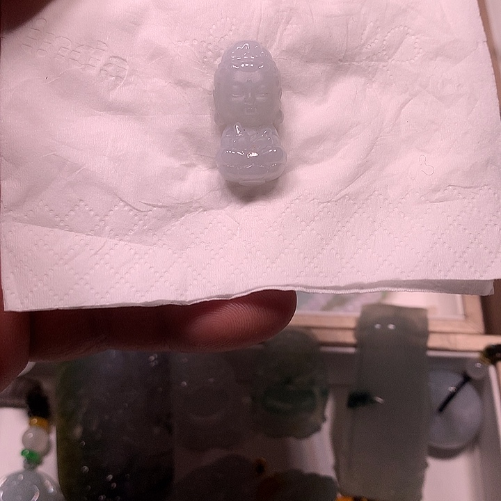 翡翠未镶嵌挂件宝宝佛