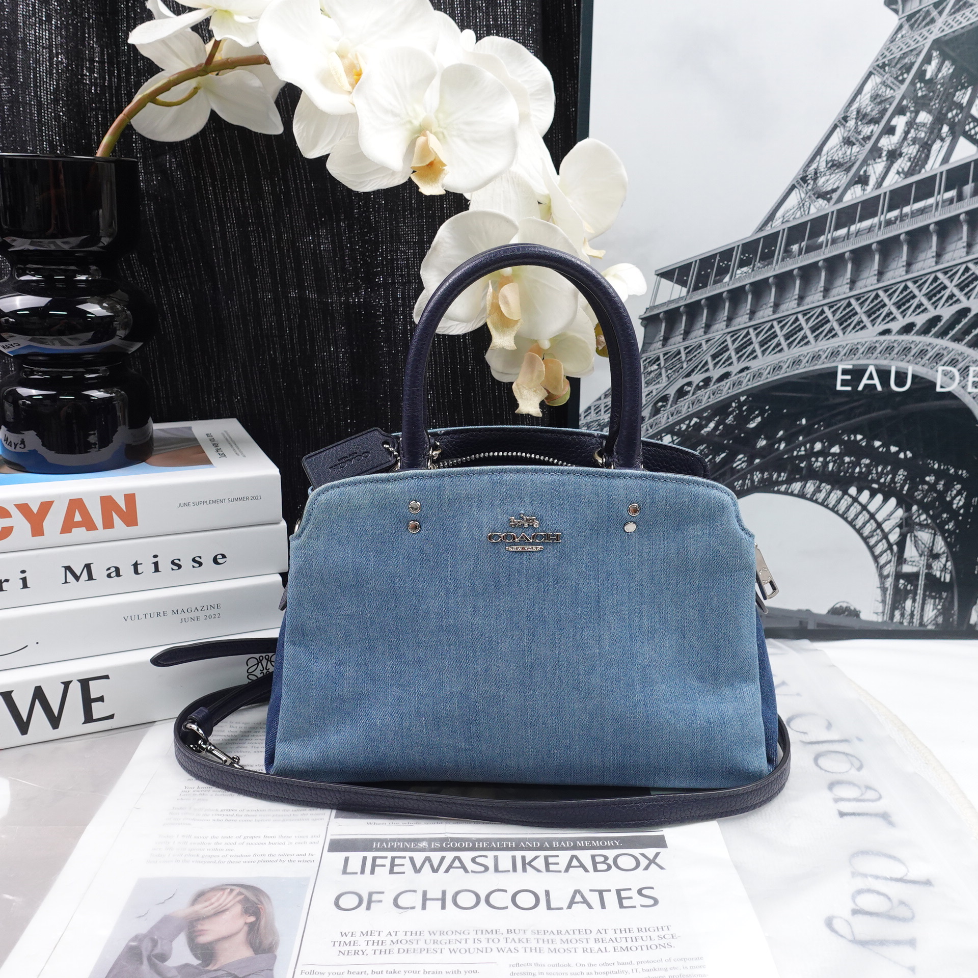 95新 COACH/蔻驰 单肩包/T10244587