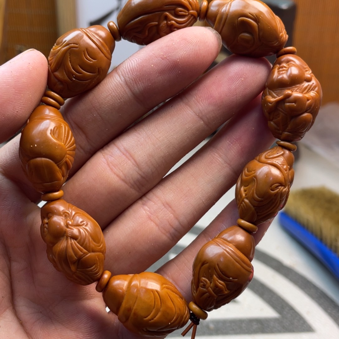 橄榄核手串/手链橄榄核雕工艺手串5119