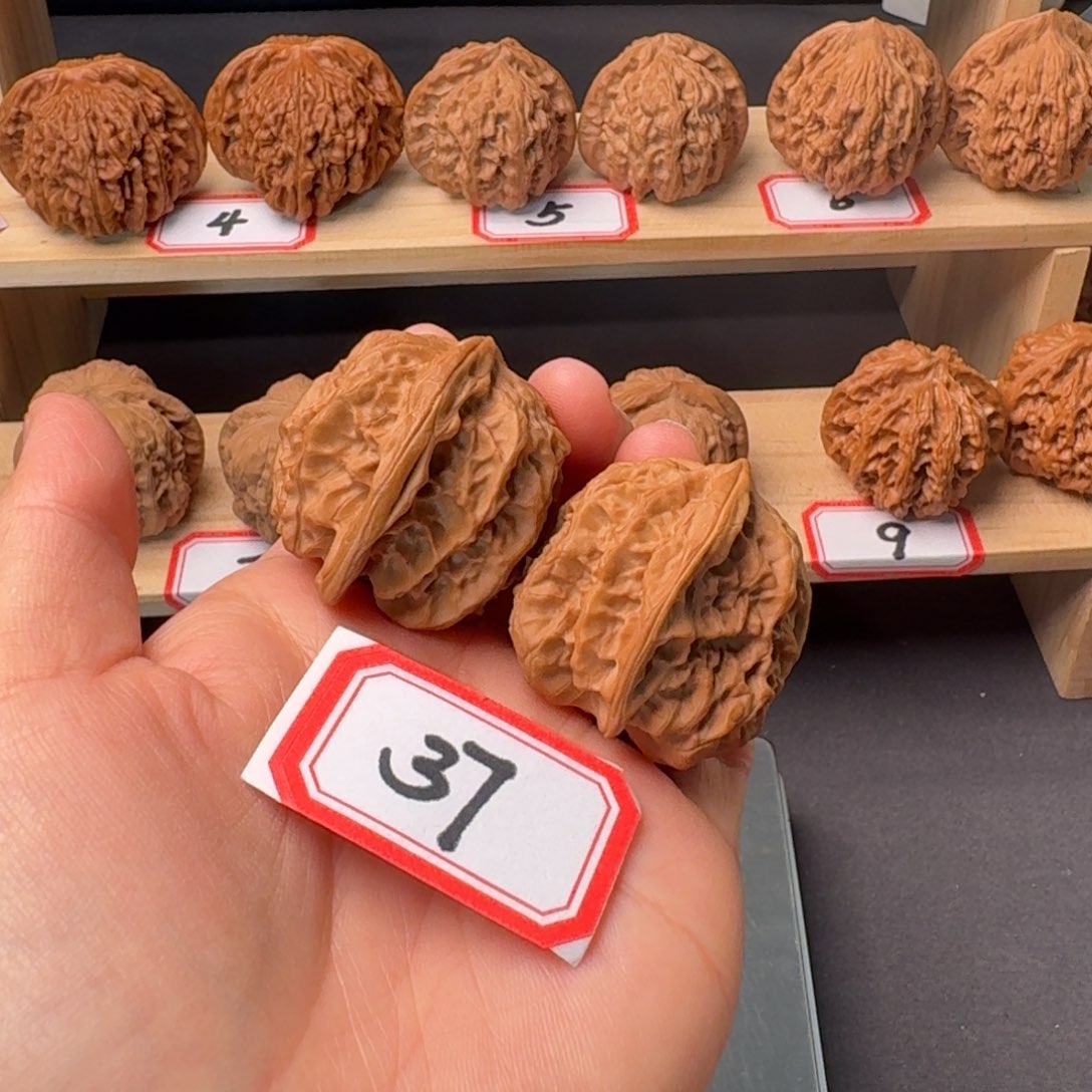 把件文玩核桃野狼38尺