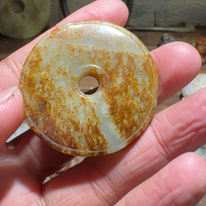 和田玉车挂未镶嵌匹*