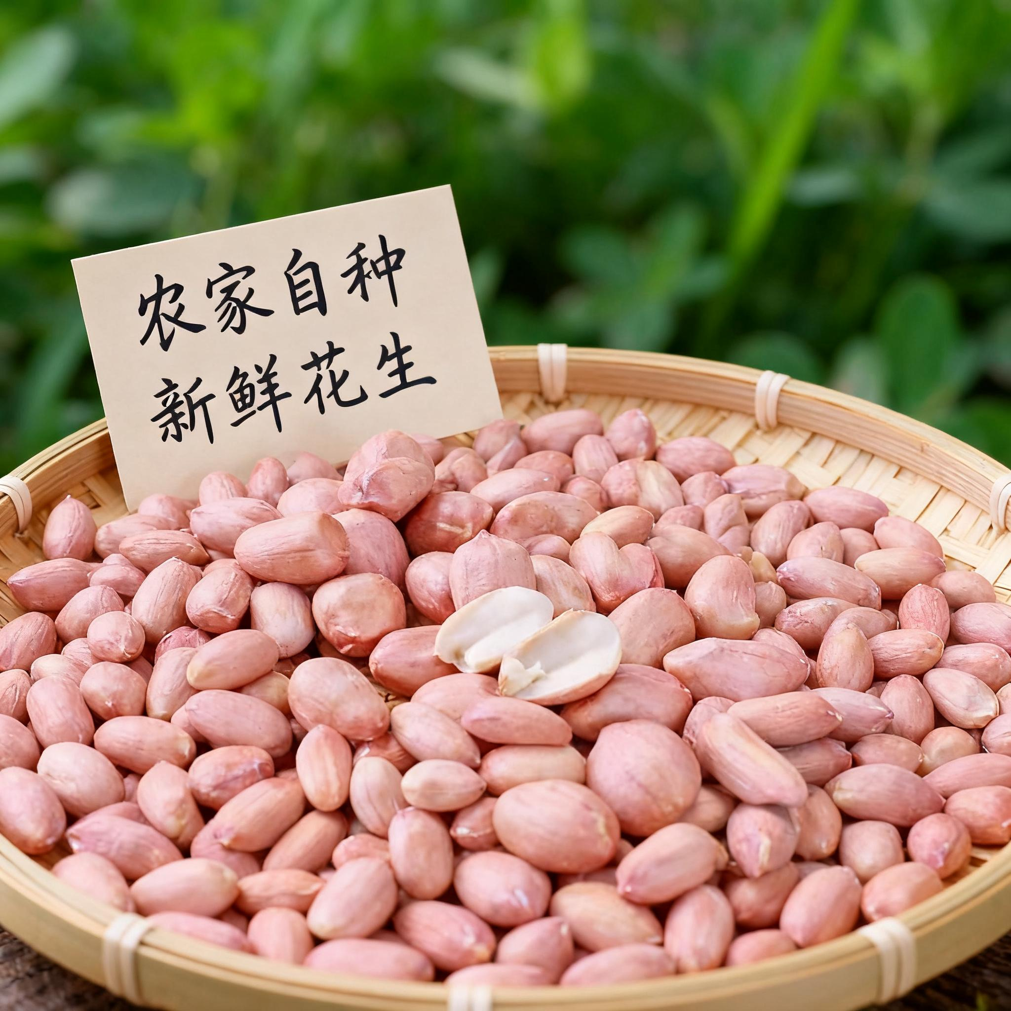 2025当季精选5斤新鲜大粒河南精品白沙花生米榨油现剥无壳新货3斤