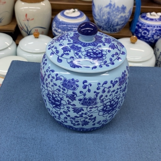 瓷片陶瓷茶叶罐密封罐