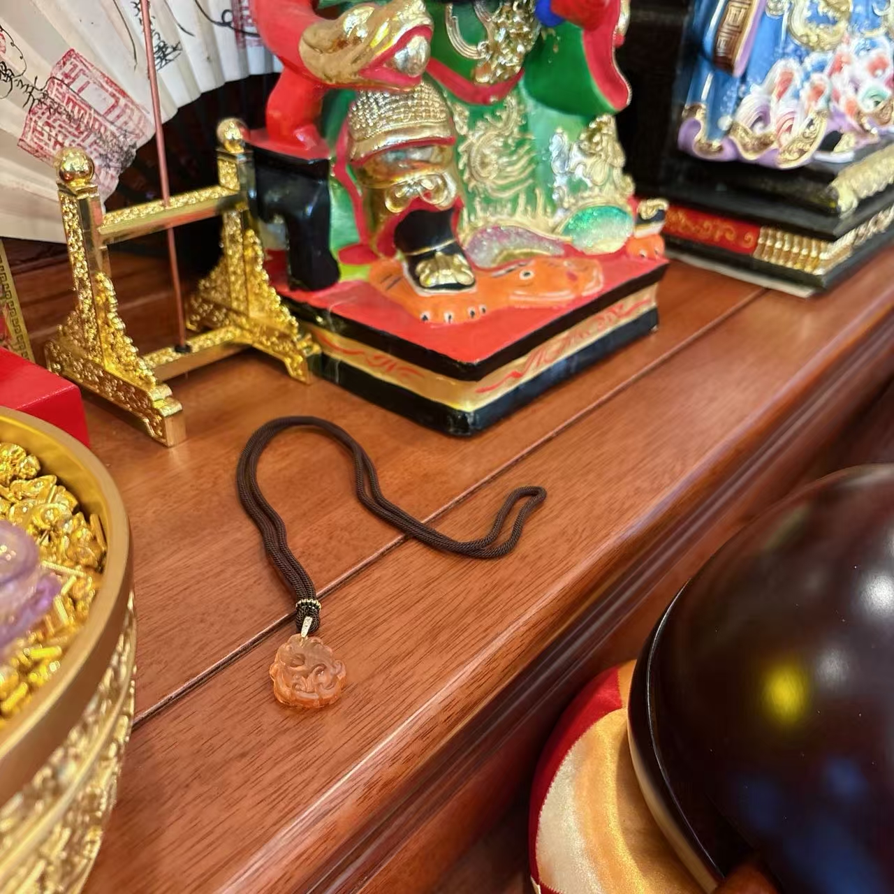 宫玄道 老料凤九吊坠 十年奉 F0020