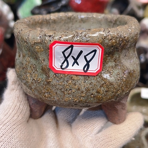 粗陶花盆手工花盆