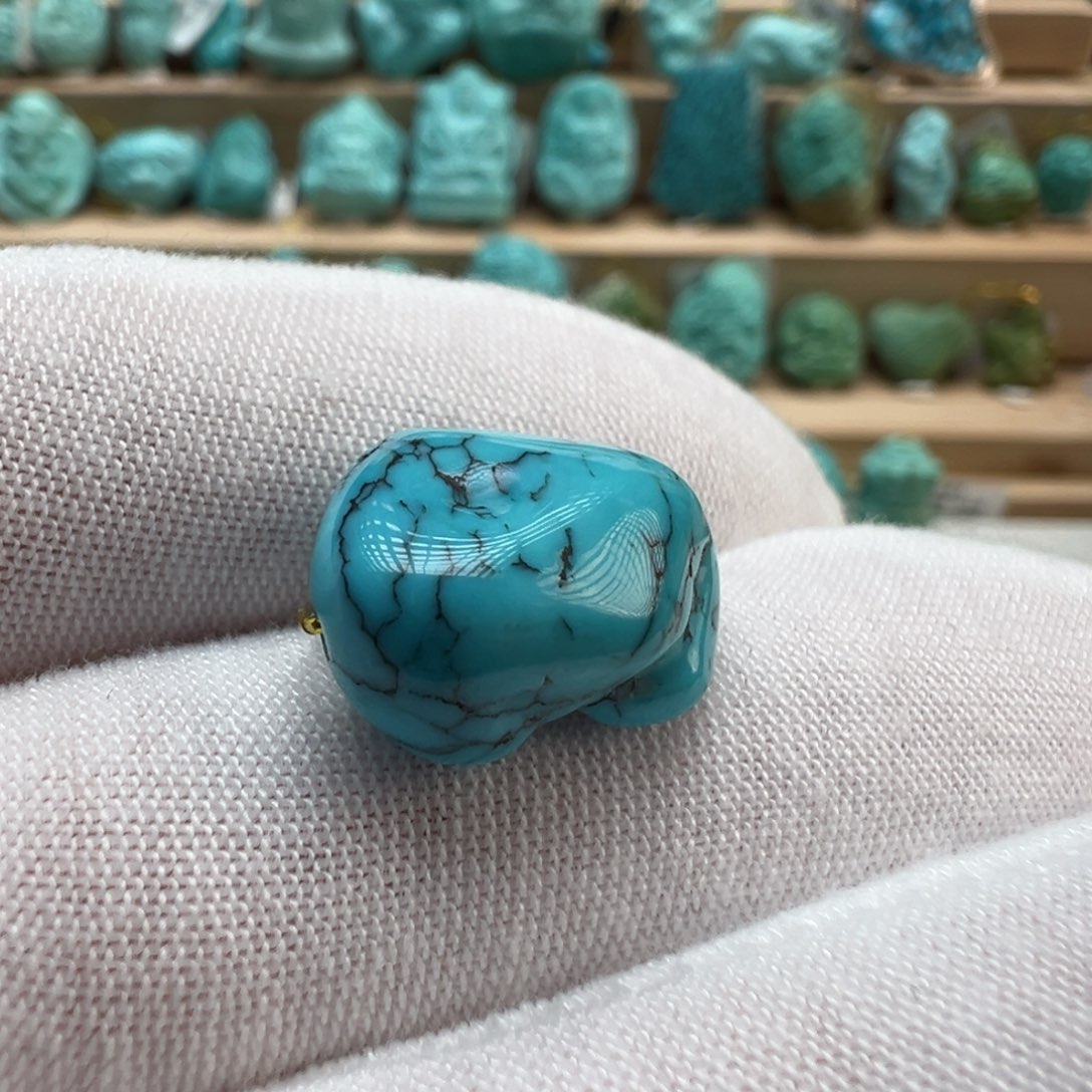 绿松石未镶嵌配饰13*15.1