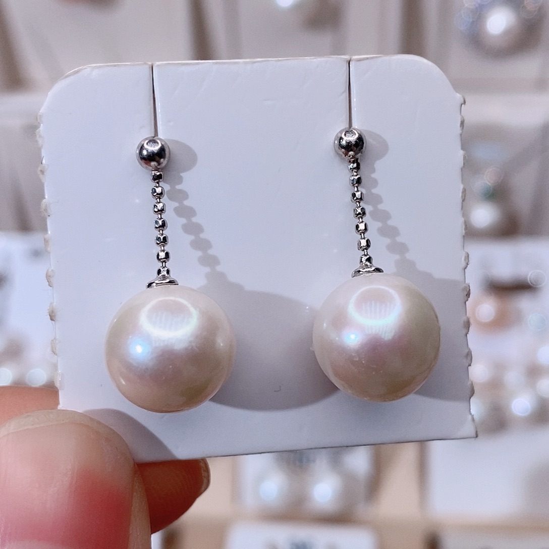 颈饰银S925镶嵌淡水珍珠