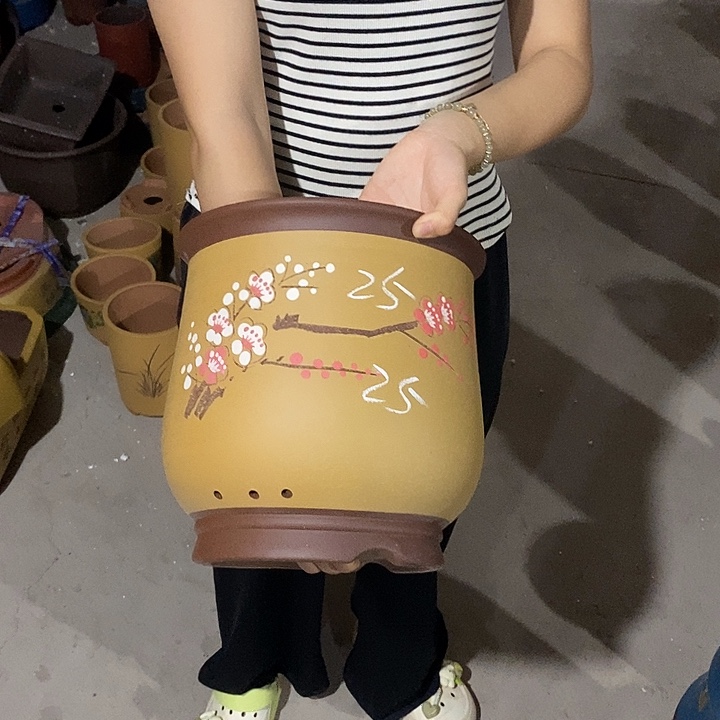 紫砂花盆紫砂花盆