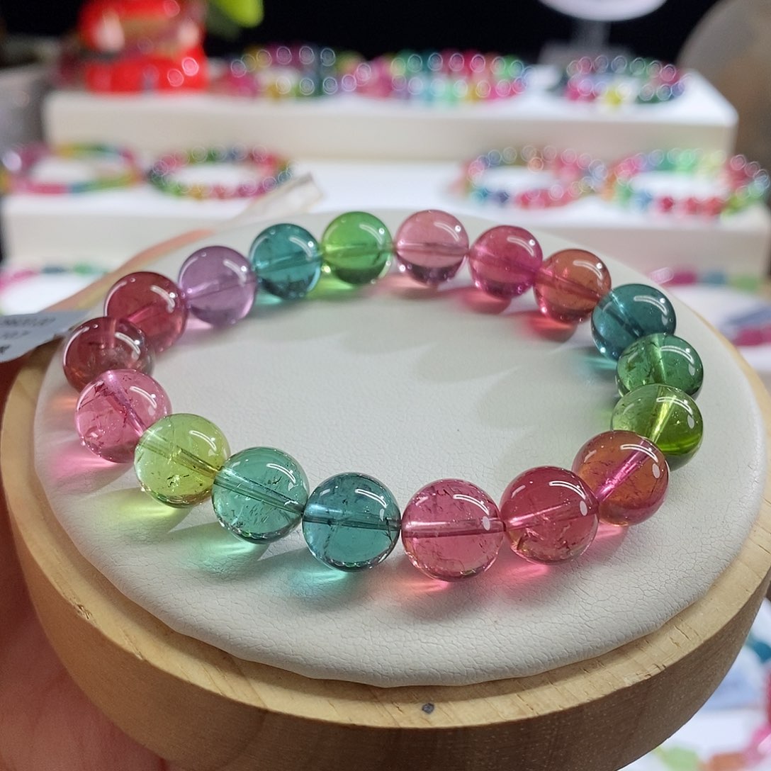 未镶嵌手链碧玺人鱼色标