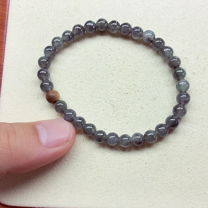 手链翡翠未镶嵌天然缅甸翡翠A货 卡6
