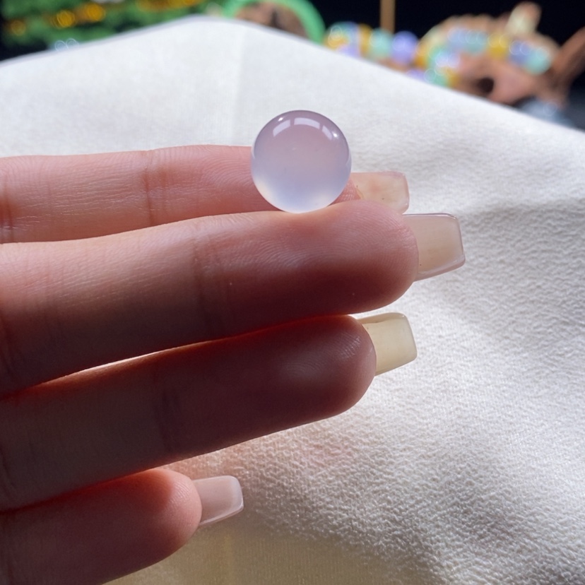 【闪购商品】翡翠颈饰未镶嵌冰茅台白珠卡12.3