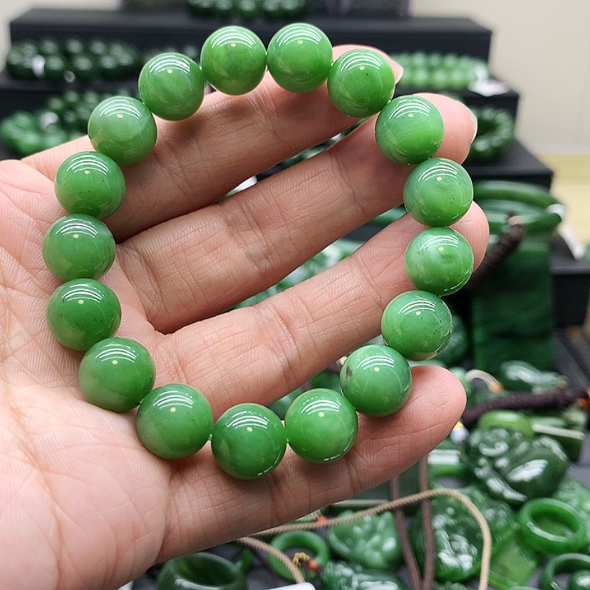 【闪购商品】和田玉（碧玉）手链未镶嵌