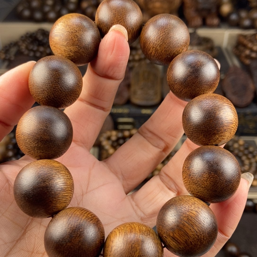 沉香手串用****8越南芽庄富森红土