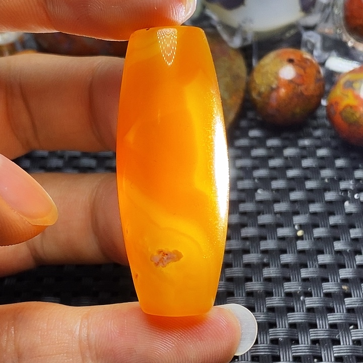 梦***游玛瑙/玉髓合金颈饰