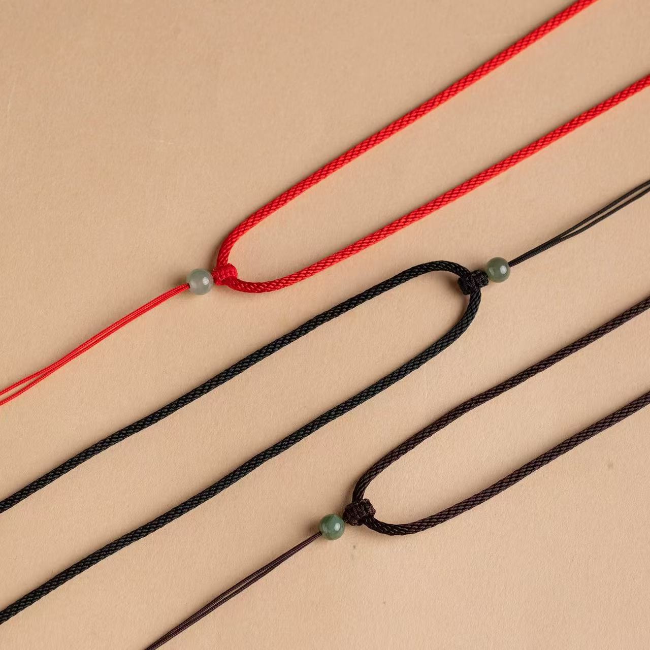 项链半成品女款挂绳情侣绳子编绳