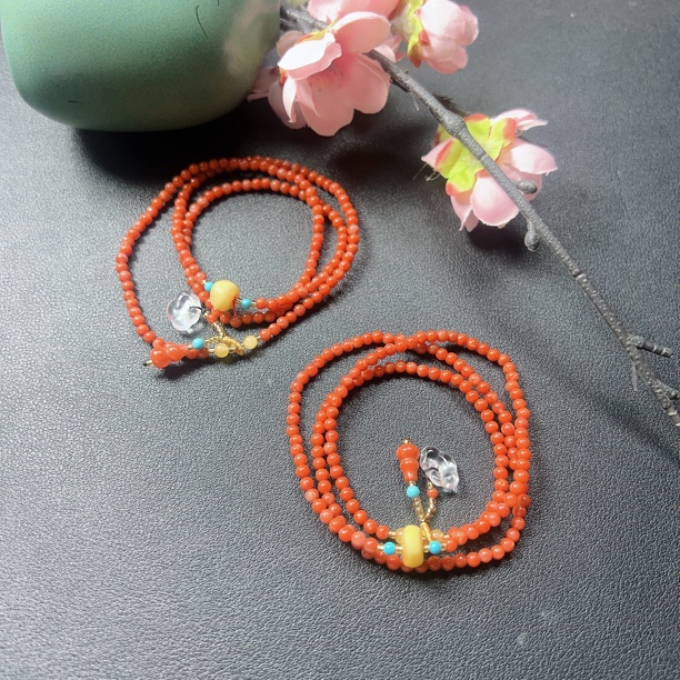 南红三圈手串 120909 （多样性发其一）