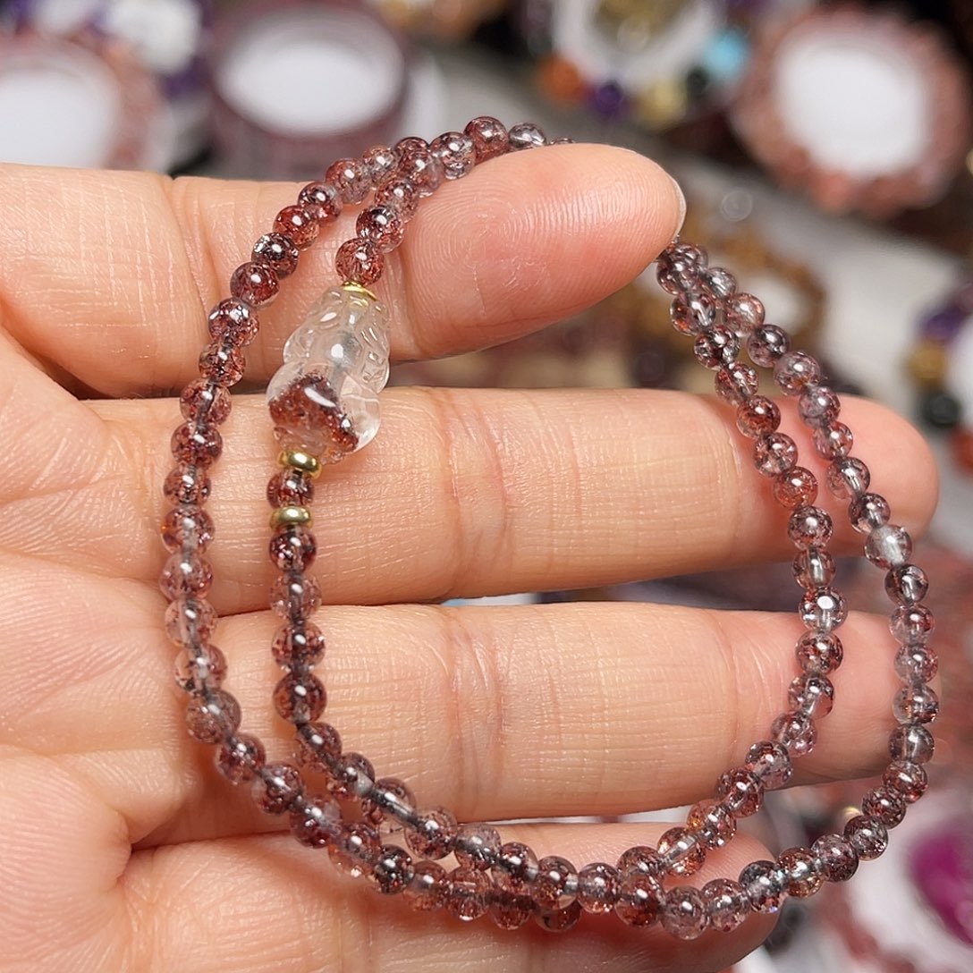 水晶未镶嵌颈饰多样性发一