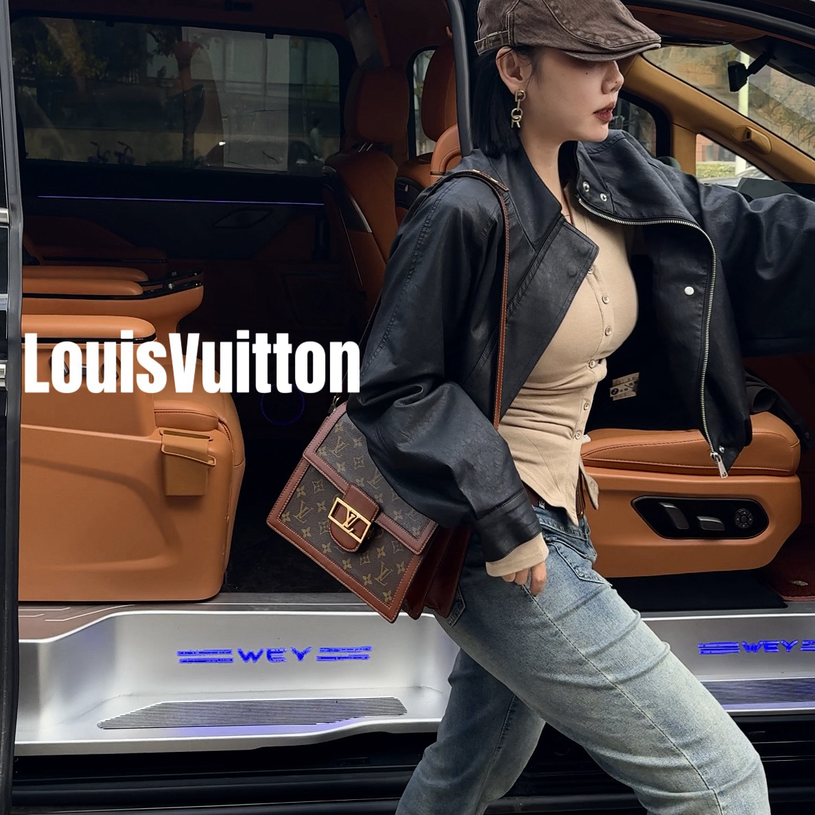 修复品619430/LouisVuitton/路易威登中古达芙妮包