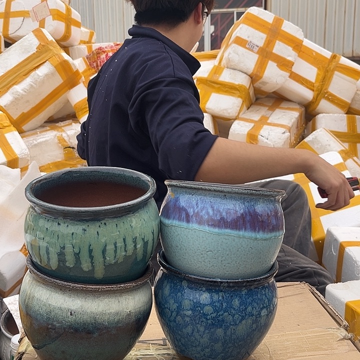 花盆紫砂宜兴紫砂粗陶花盆