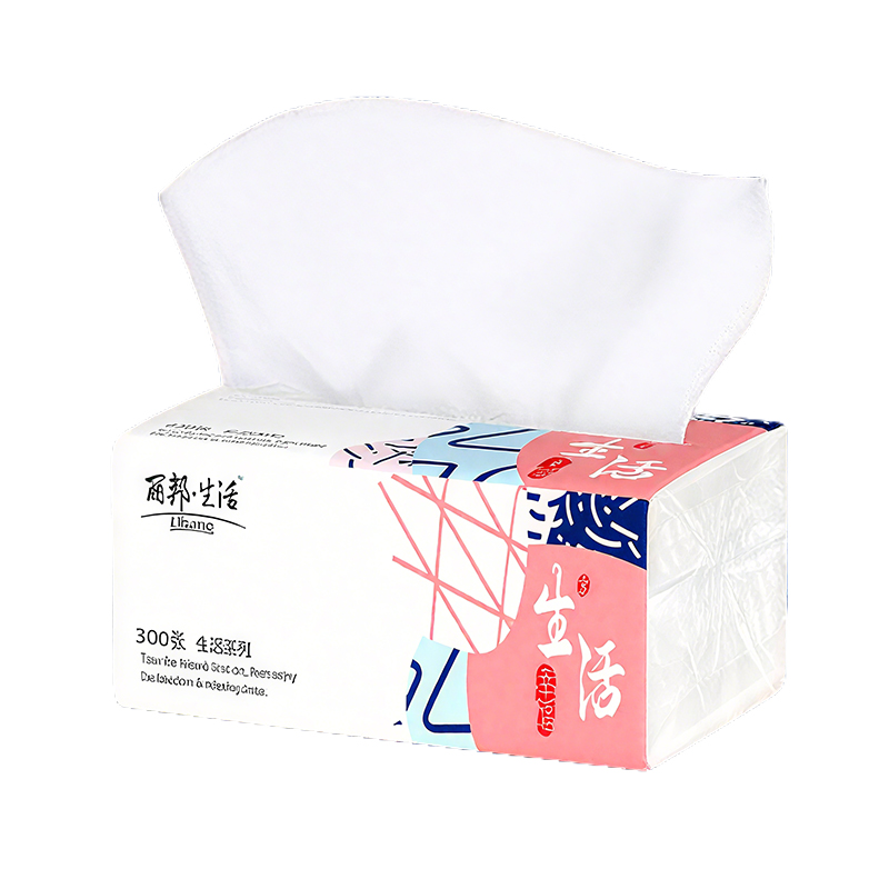 丽邦原生木浆抽纸家用款