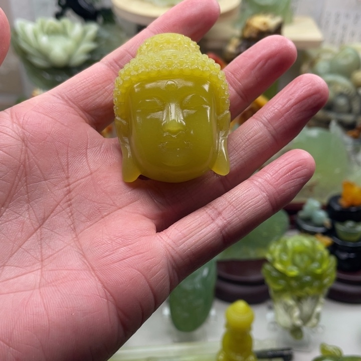 蛇纹石玉未镶嵌四大名玉手把