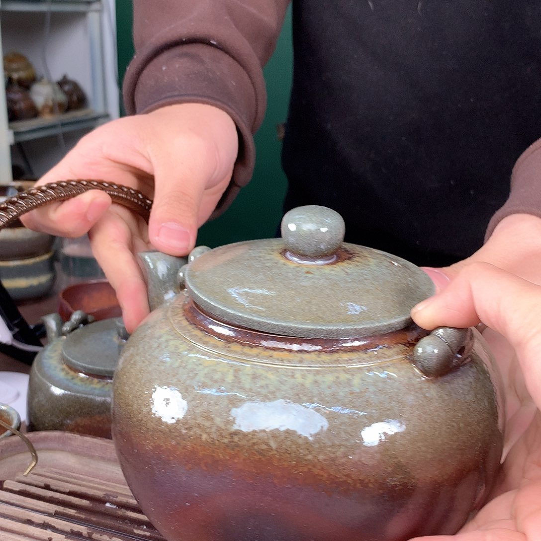 紫砂柴烧纯自然柴烧